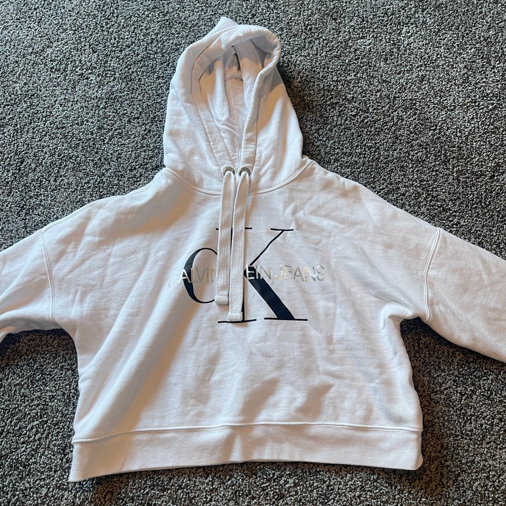 CK cropped sweatshirt